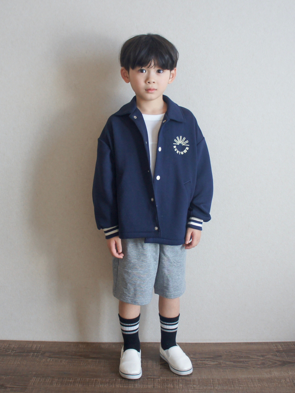 KIDS(男女兼用)パフスウェットコーチジャケット、KIDS(男女兼用)ドライ