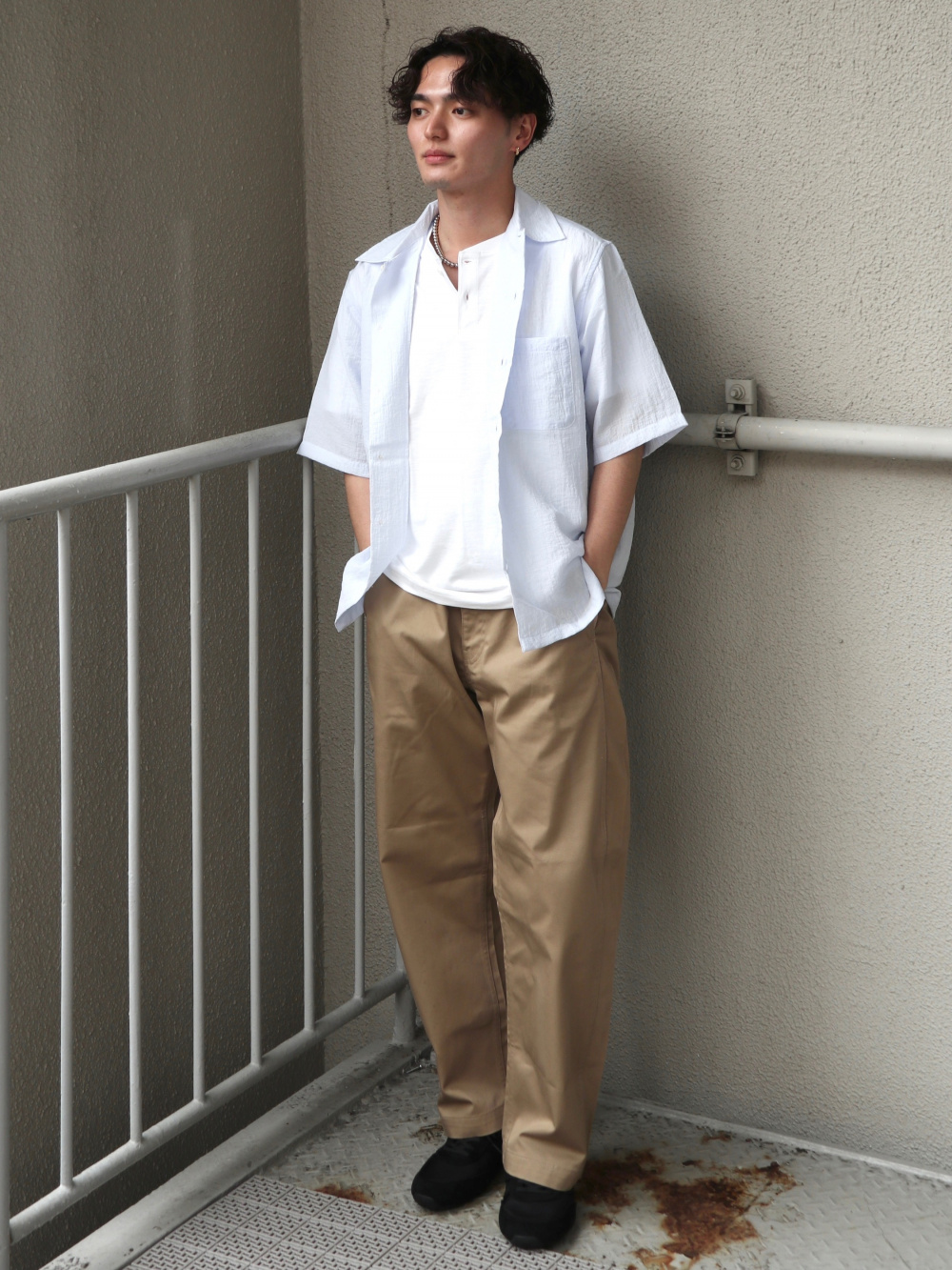 Denim Oversized Shirt、Washable Knitted T-Shirt/HalfSlv」| GU的穿