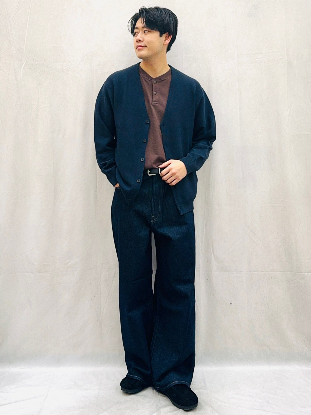 Metal Coin Necklace、Dry Open Collar Shirt/HalfSlv」| GU的穿搭理念