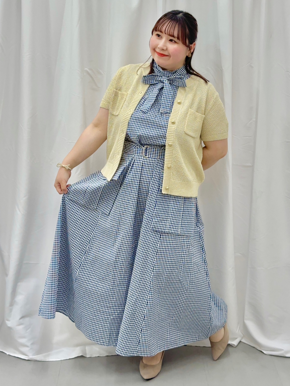 Washable Tailored Jacket/Z、A-Line Long Dress by rokh」| GU的穿搭理念