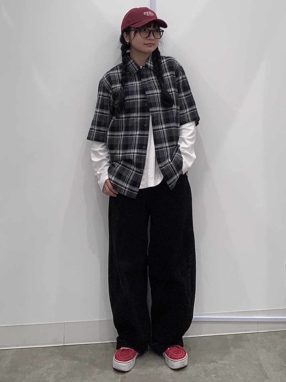 Protection Twill Cap/Logo、Textured Shirt/Halfslv/Patterned」| GU