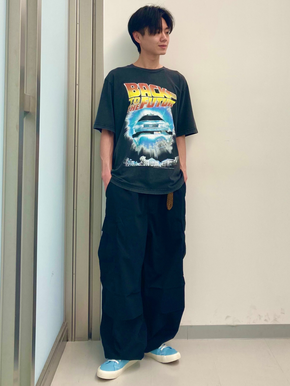 ふわ　カーゴパンツ　Tシャツ なにか見たいコーデありますか？？ #おすすめ #夏コーデ #tシャツ
