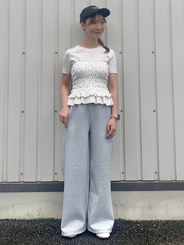 Peplum Knitted Pullover/S、Protection Twill Cap/Logo」的穿搭靈感｜GU