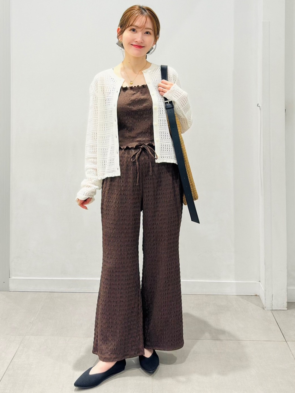 Draped Wide Pants、Bubble Sleeve Blouse/HalfSlv」| GU的穿搭理念