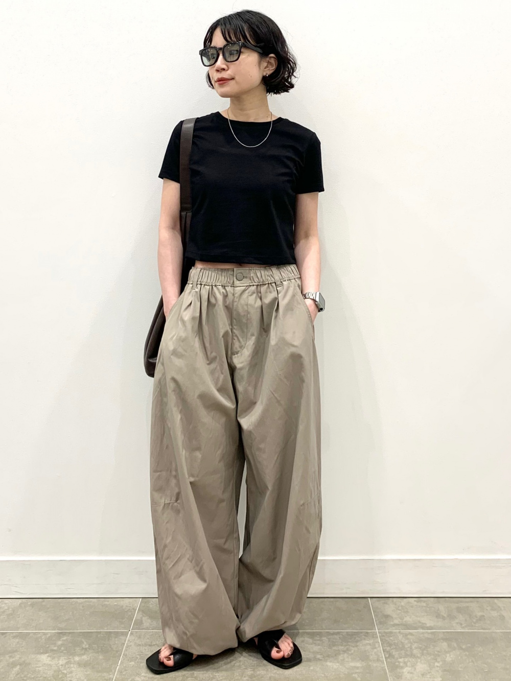 ドライミニT、ペプラムブルゾン by rokh」の着用コーディネート| ジーユー