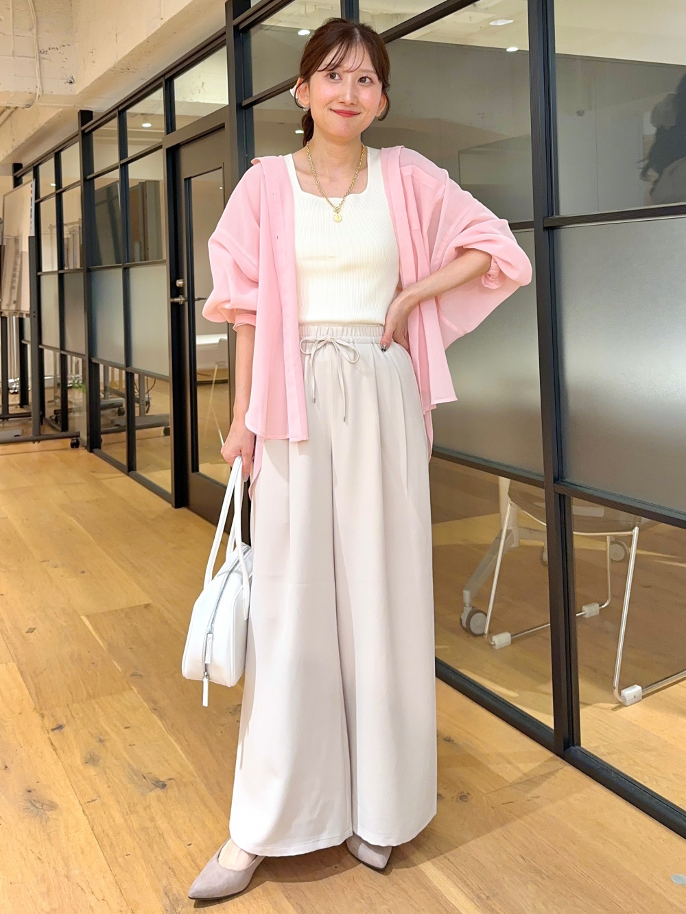 Draped Wide Pants、Textured Shirt/HalfSlv」| GU的穿搭理念