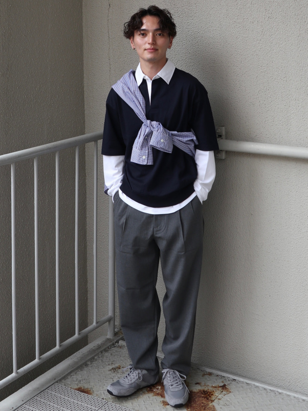 パデッドシェルパーカ ENGINEERED GARMENTS、スウェットライクニット