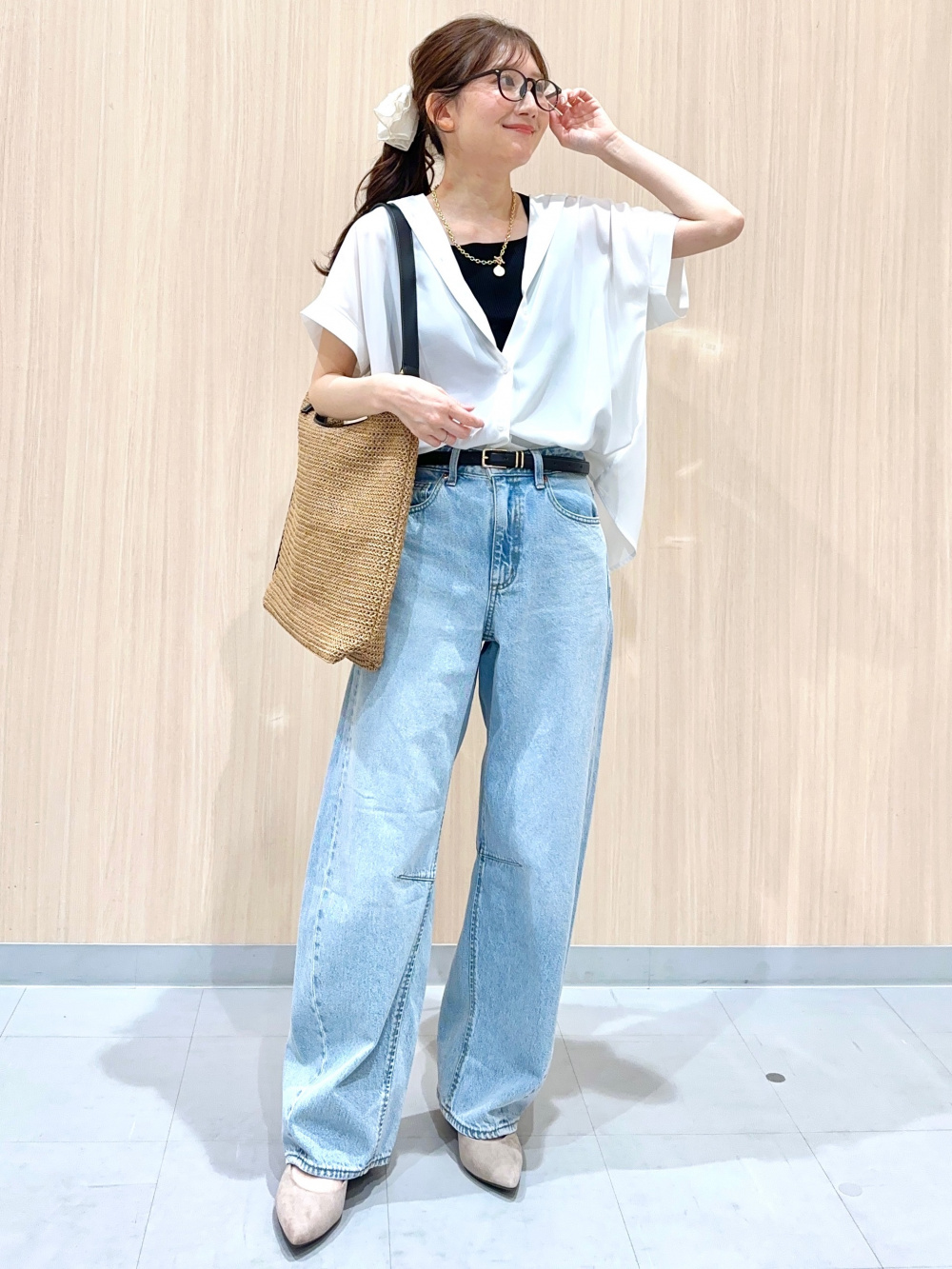 パフスウェットキャロットパンツ(丈標準69.0～73.0cm)、ウォッシャブル