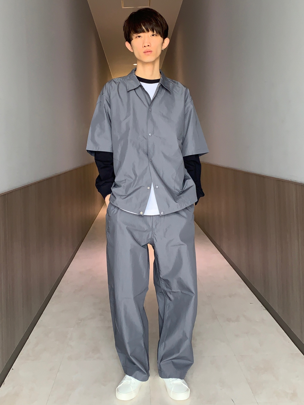 ケーブルショールカラーカーディガン ENGINEERED GARMENTS 