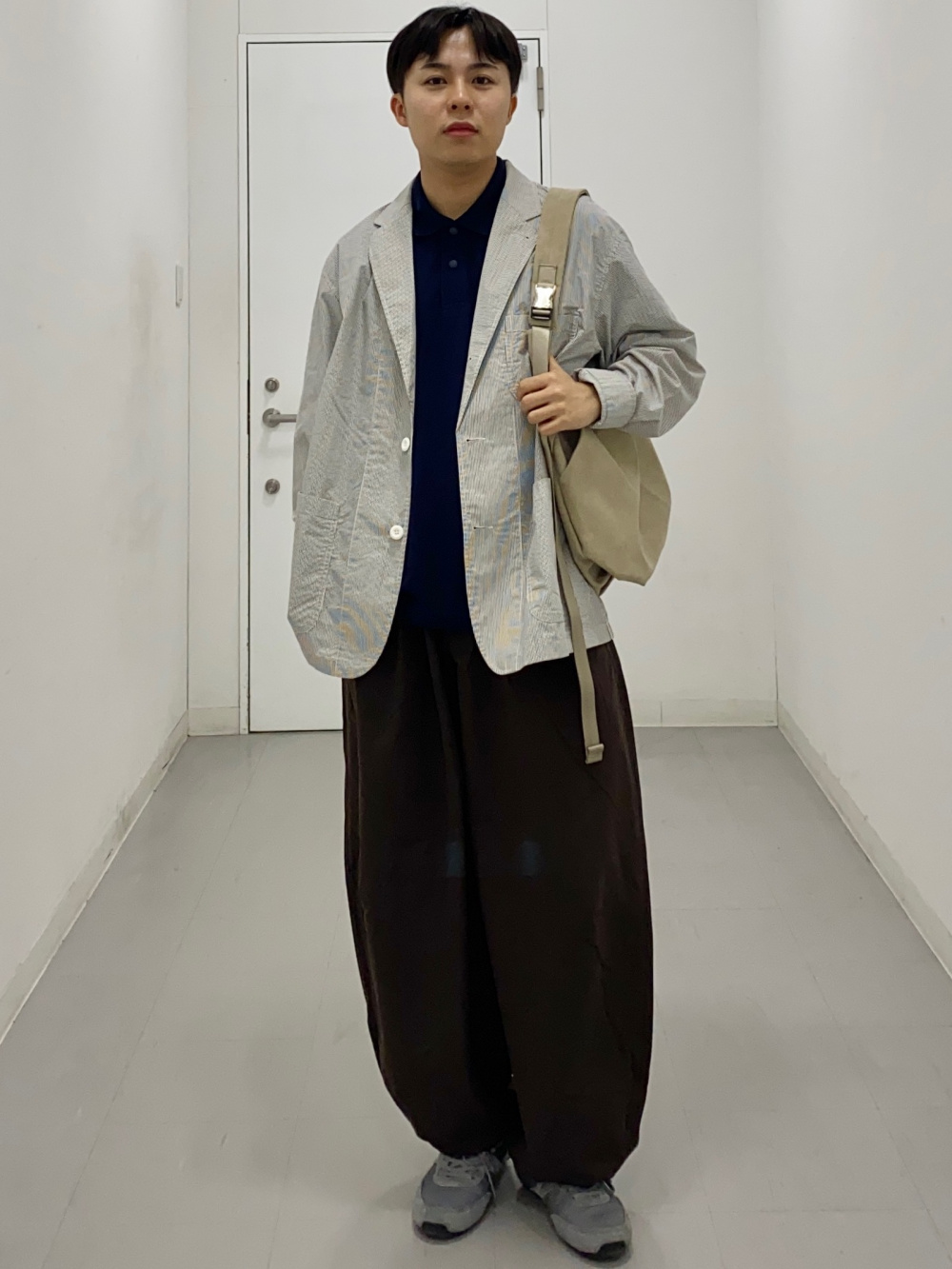 コードレーンジャケット ENGINEERED GARMENTS、ドライフライフロント