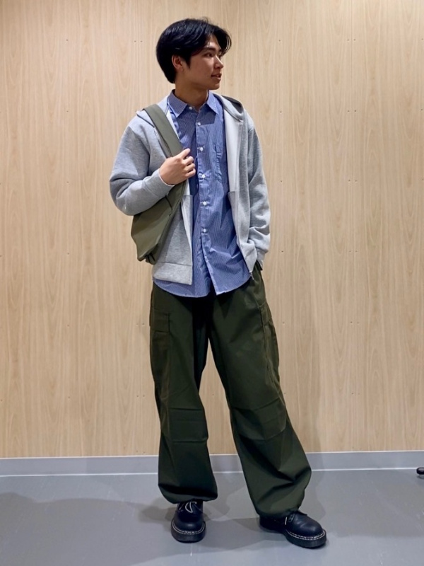 パデッドシェルパーカ ENGINEERED GARMENTS、スウェットライクニット