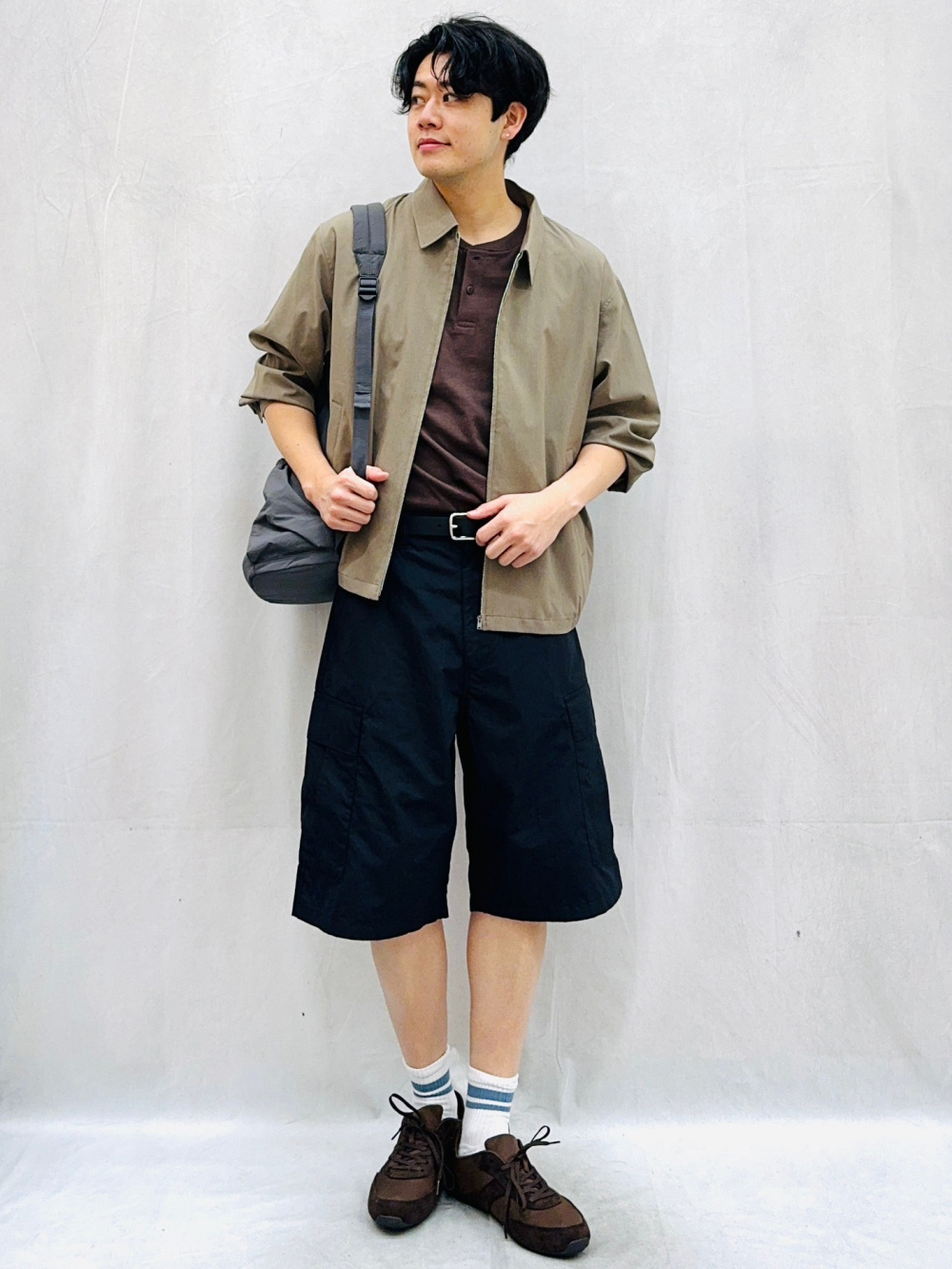 Check styling ideas for「Dry Zip Up Jacket、Soft Cotton Crew Neck