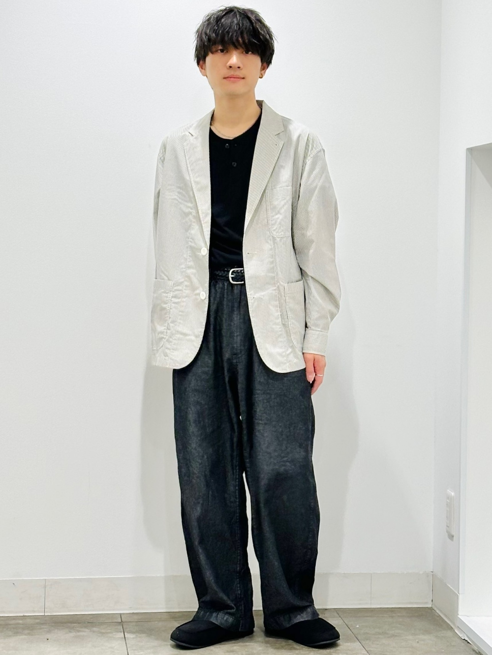 ヘンリーネックT、コードレーンジャケット ENGINEERED GARMENTS」の