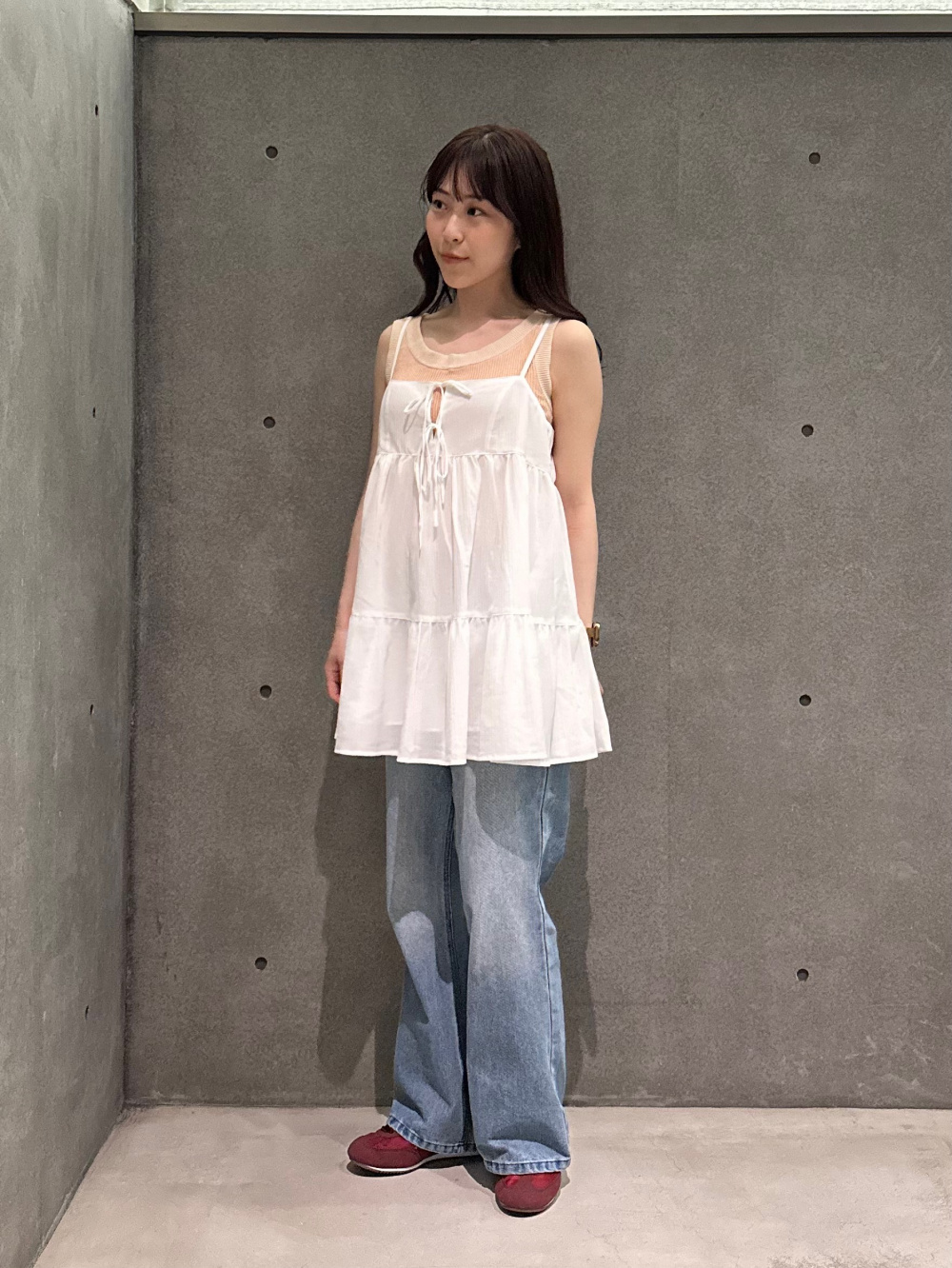 デニムフーディブルゾンNT+E、コンバーチブルワイドカーゴパンツ」の