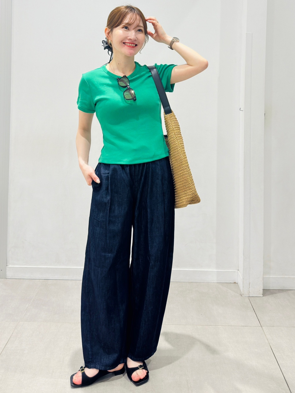 Satin Relaxed Pants、Satin Camisole」| GU的穿搭理念