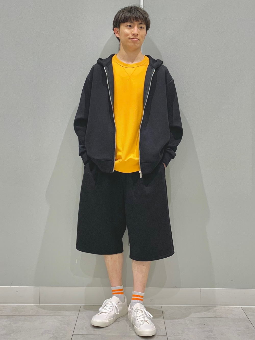 GU パフスウェットフルジップパーカー　パフスウェットバギーパンツ（丈標準） パフスウェットバギーパンツ(丈標準68.0～72.0cm)、パフスウェット