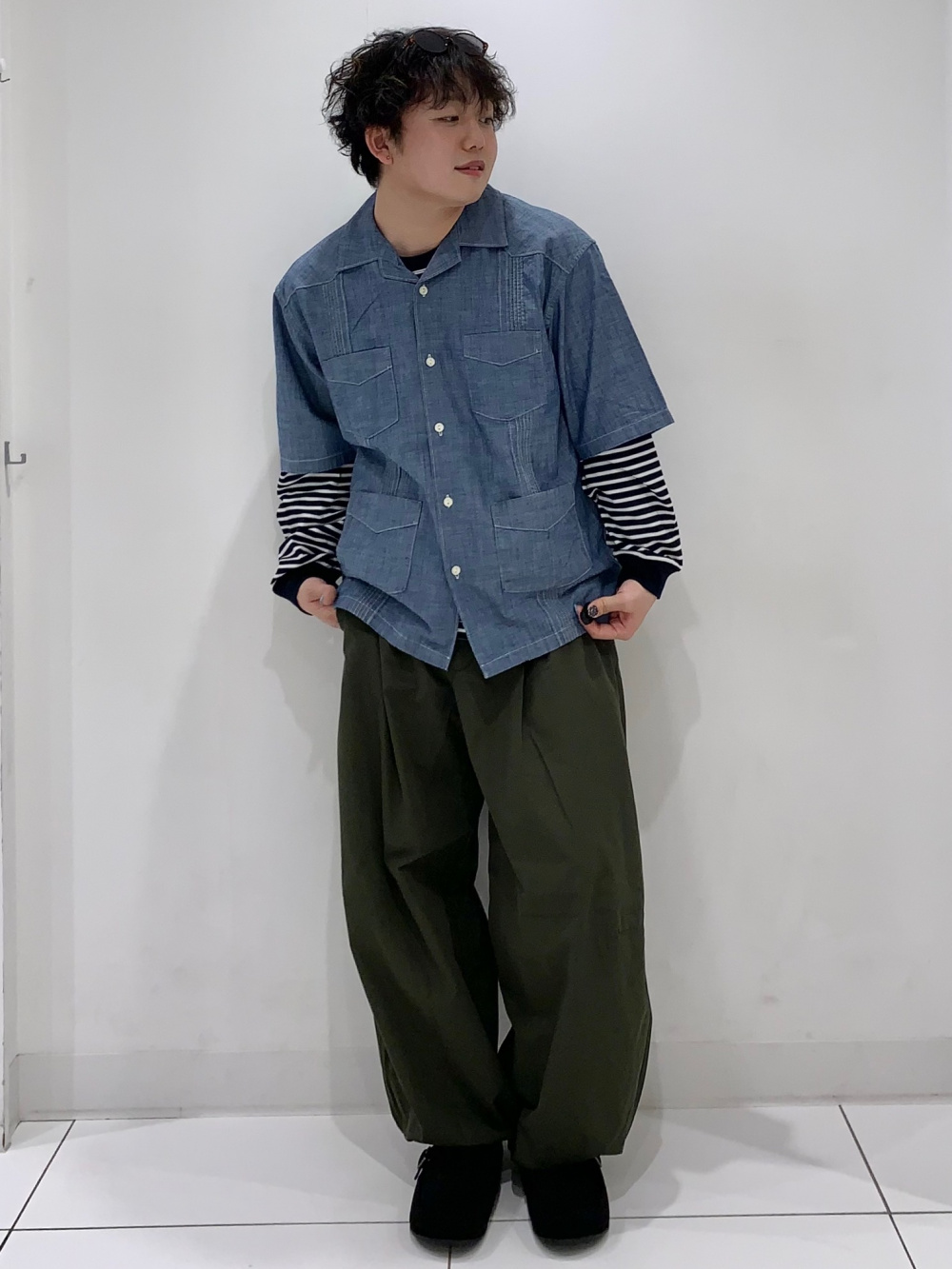Balloon Pants/Q、Dry Stretch Boxy T-Shirt/Halfslv」| GU的穿搭理念
