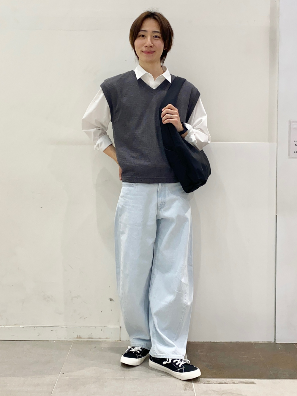 ヘビーウェイトスウェットワイドストレートパンツ(丈標準69.0～73.0cm