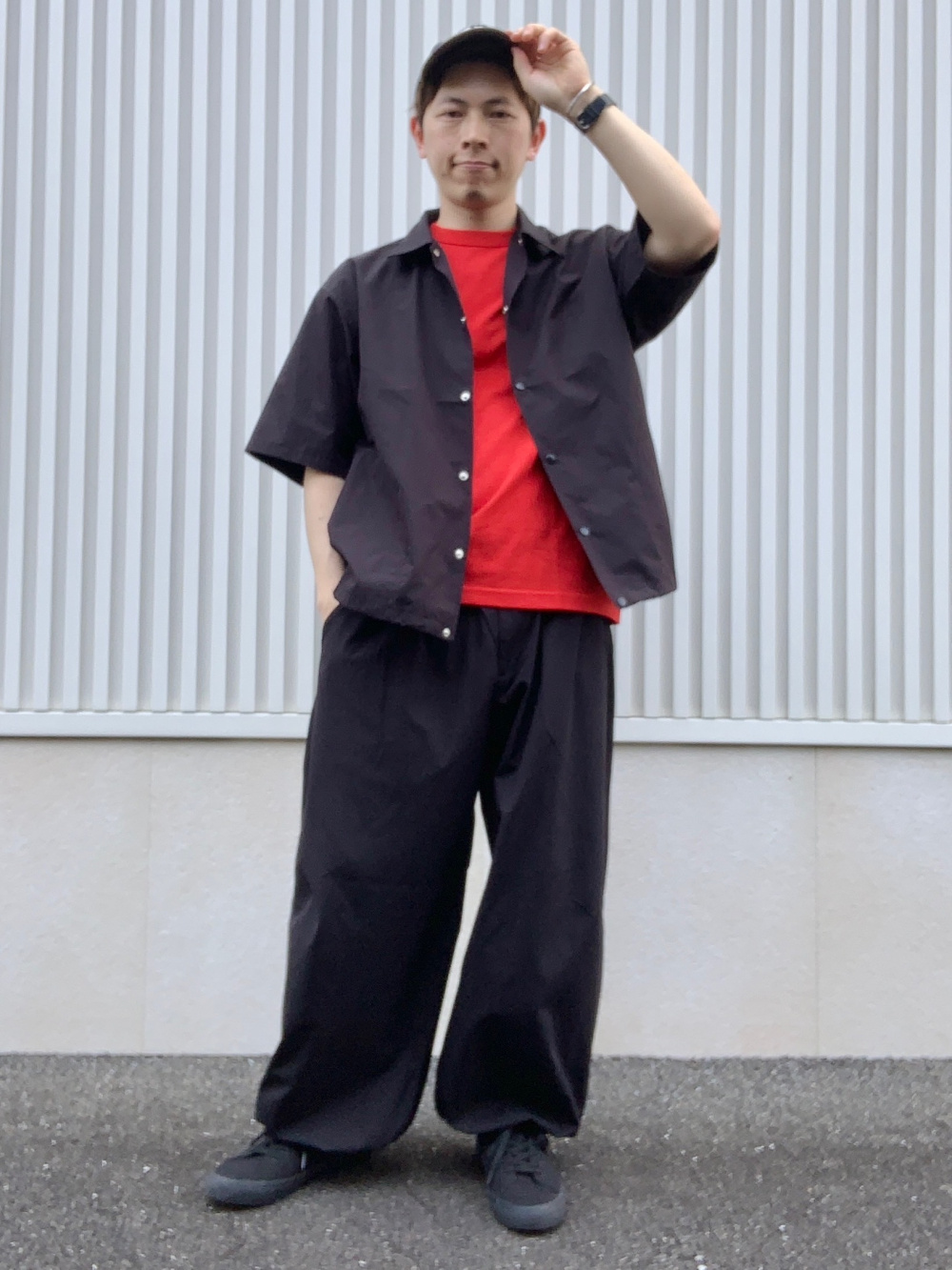 専用♡ Balloon Pants/Q、Dry Stretch Boxy T-Shirt/Halfslv」| GU的穿搭理念