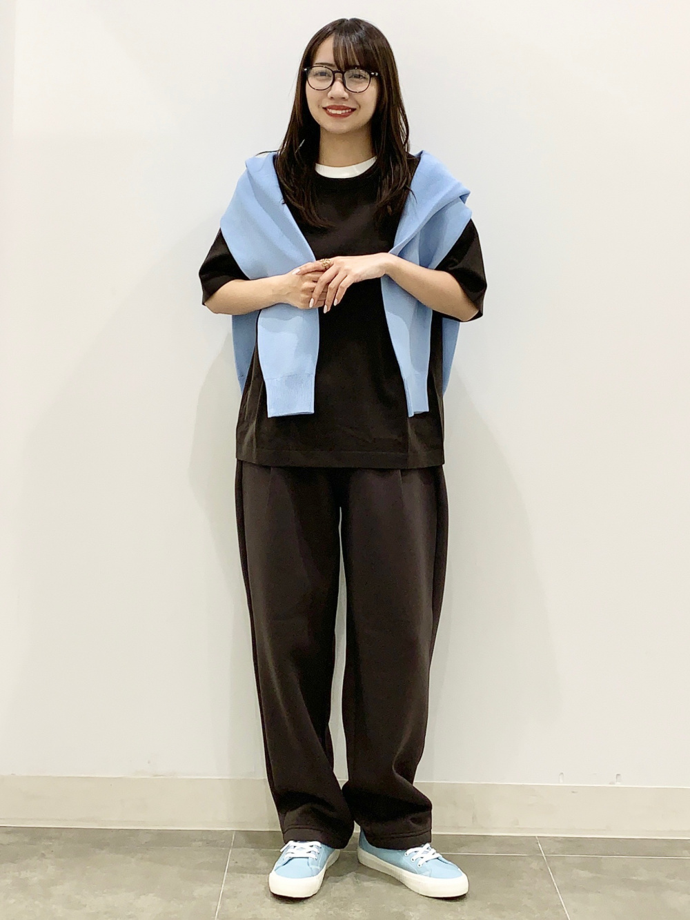 パフスウェットキャロットパンツ(丈標準69.0～73.0cm)、ウォッシャブル