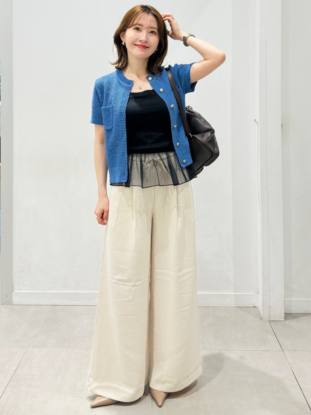 Draped Wide Pants、Textured Shirt/HalfSlv」| GU的穿搭理念