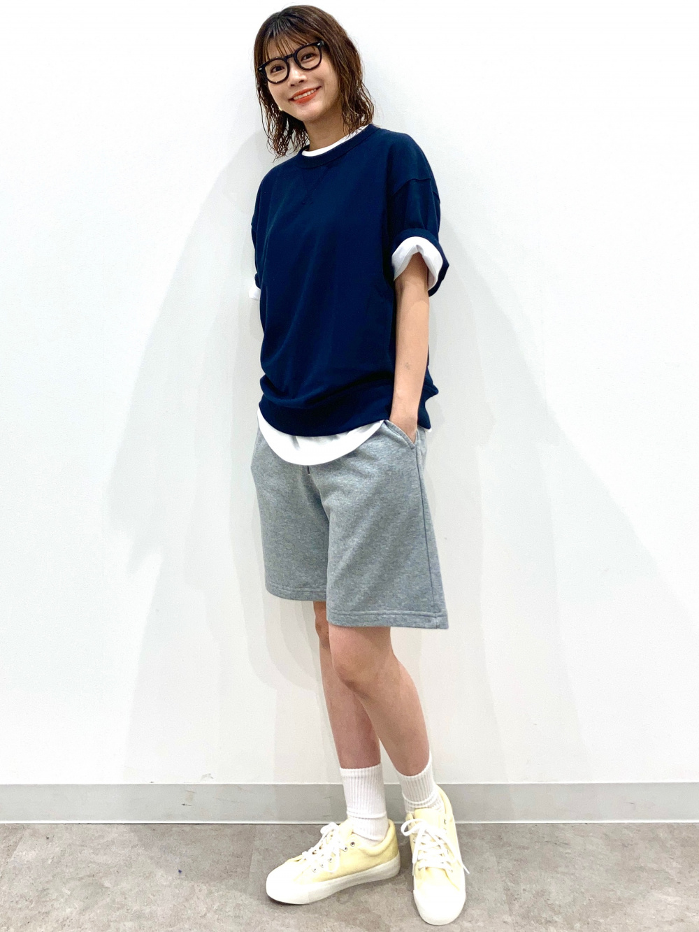 Sweat Relaxed Knee Length Shorts、Easy Care Broadcloth Shirt
