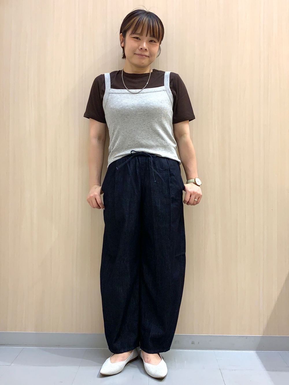 Cotton Blend Square Neck Camisole/Dry」| GU的穿搭理念