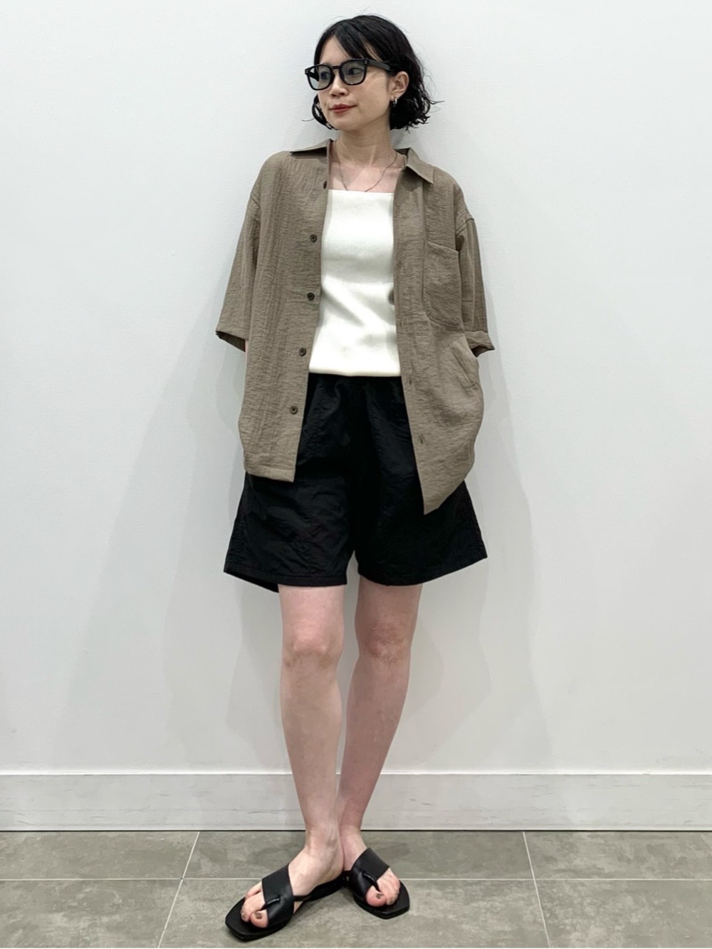 Draped Wide Pants、Textured Shirt/HalfSlv」| GU的穿搭理念