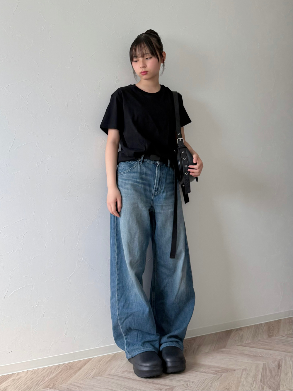 ブークレ透かし編みカーディガン、スキッパーポロワンピース