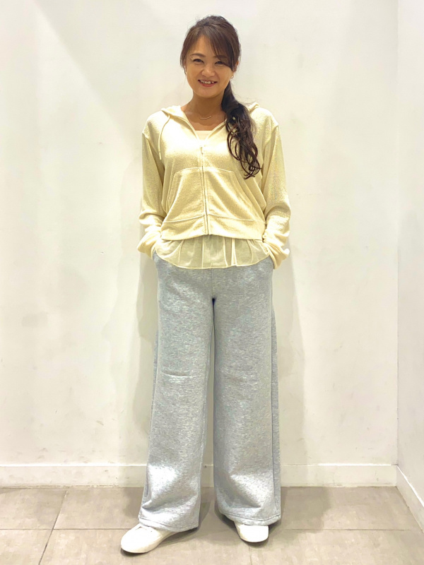 パフスウェットバギーパンツ(丈標準68.0～72.0cm)、パフスウェット