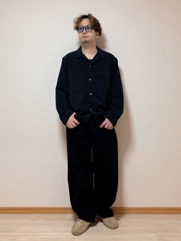 ソフトコットンクルーネックT(長袖)、パデッドシェルパーカ ENGINEERED