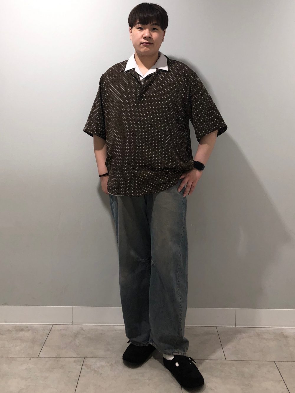 Dry Open Collar Shirt/HalfSlv、Dry Stretch Boxy T-Shirt/Halfslv