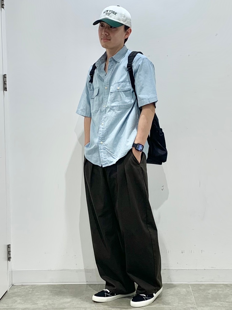 Comfy Insole Canvas Sneakers、Dry Oversized Polo Shirt/Halfslv