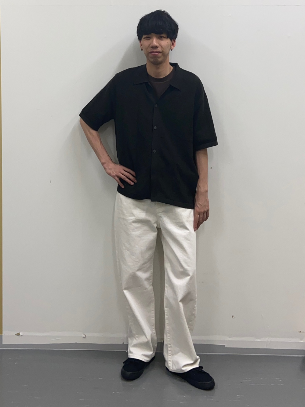 Comfy Insole Canvas Sneakers、Dry Oversized Polo Shirt/Halfslv