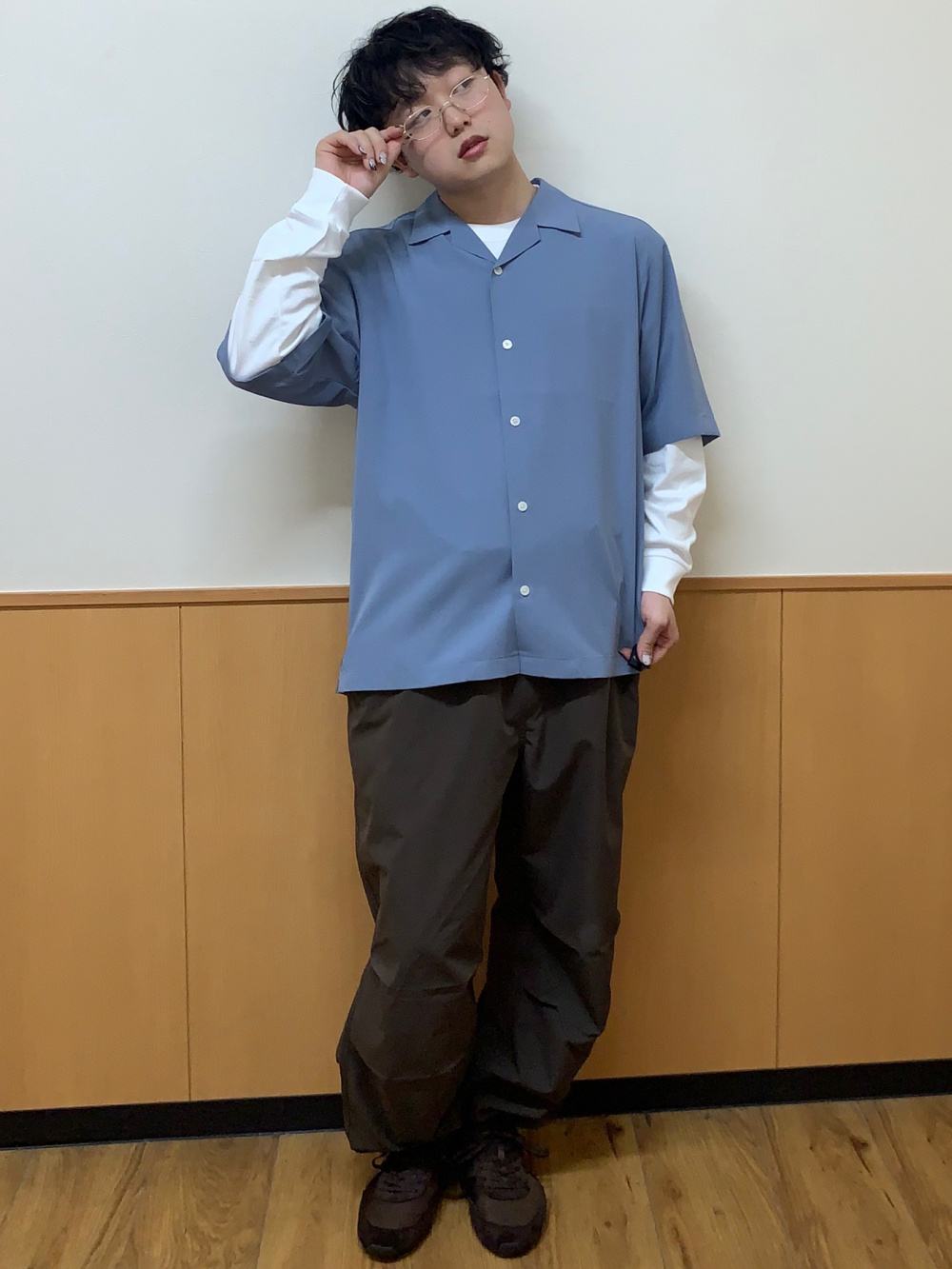 Dry Open Collar Shirt/HalfSlv、Dry Stretch Boxy T-Shirt/Halfslv