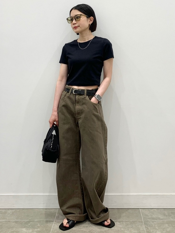 ソフトシアークルーネックT Q、フロントボタンセーター(ノースリーブ)Q