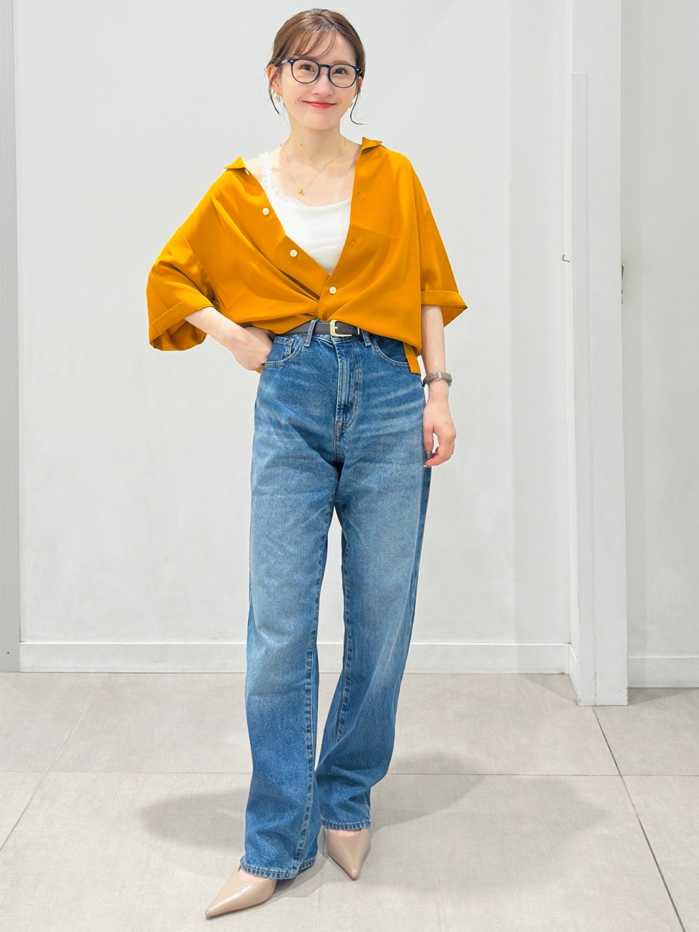 常川ページ Dry Open Collar Shirt/HalfSlv、Sweat Short Pants」| GU的穿搭理念