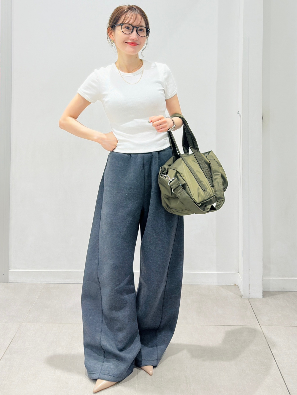 Dry Open Collar Shirt/HalfSlv、Sweat Short Pants」| GU的穿搭理念