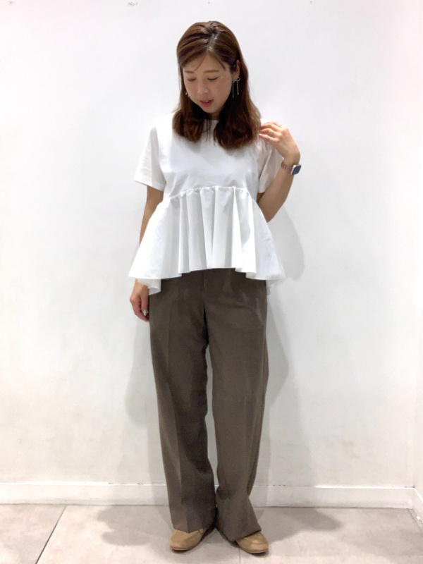 Woven Combination T-Shirt」的穿搭靈感｜GU
