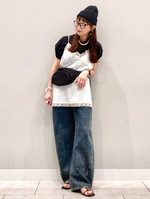スーパーオーバーサイズT ST、ツイルバギークロップドパンツ STの