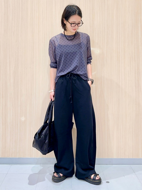 ベビージャケット(8分袖)MN、シアードットT(長袖) PFのコーディネート