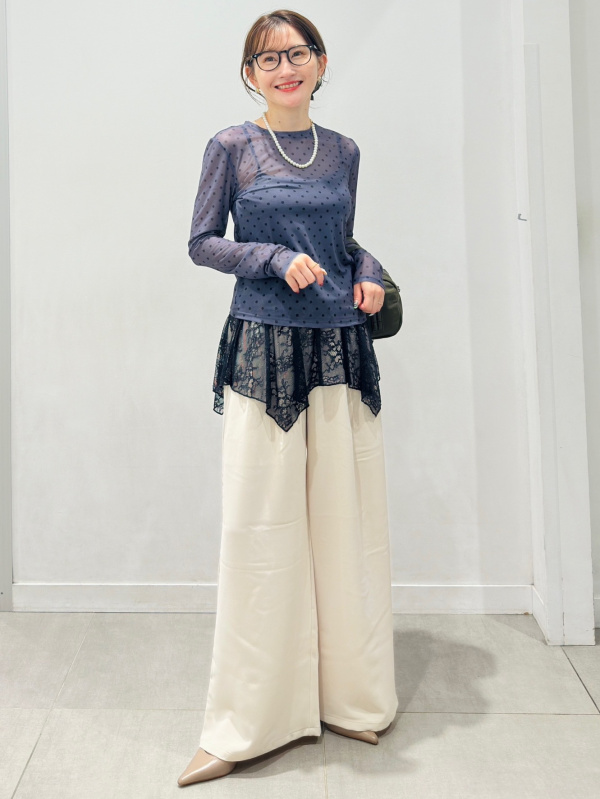 ベビージャケット(8分袖)MN、シアードットT(長袖) PFのコーディネート
