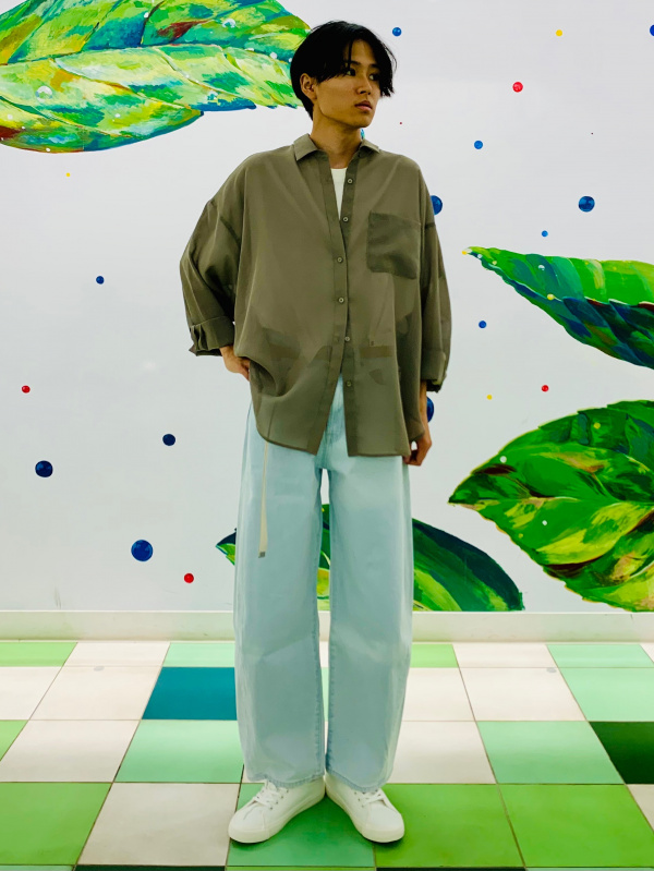 パデッドシェルパーカ ENGINEERED GARMENTS、スウェットライクニット