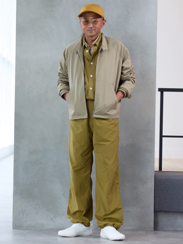 Fine Gauge Knit Crew Neck Sweater/MN、Oversized Shirt/Checked/UL
