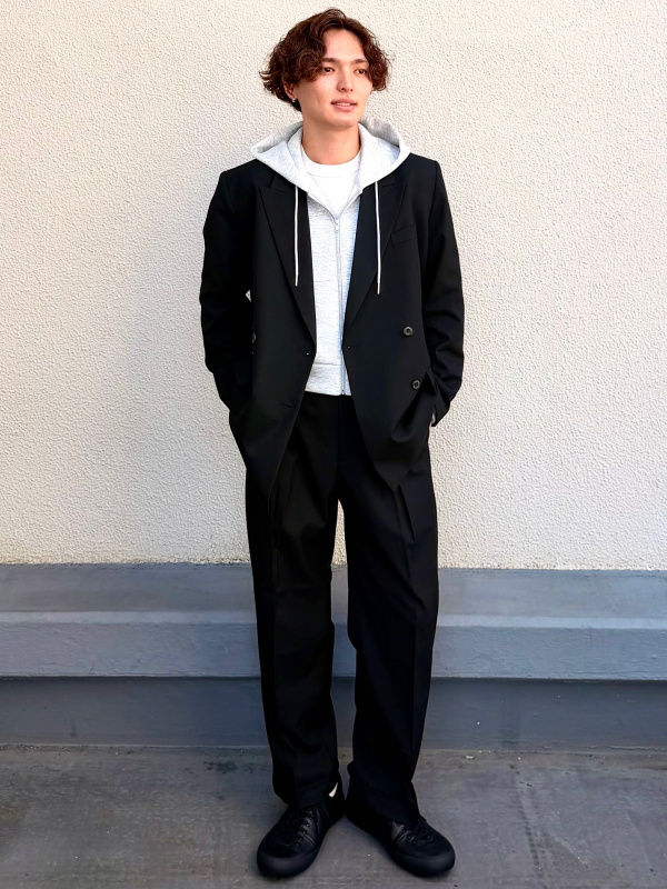 ドライカノコクロスネックT ENGINEERED GARMENTS、コードレーン