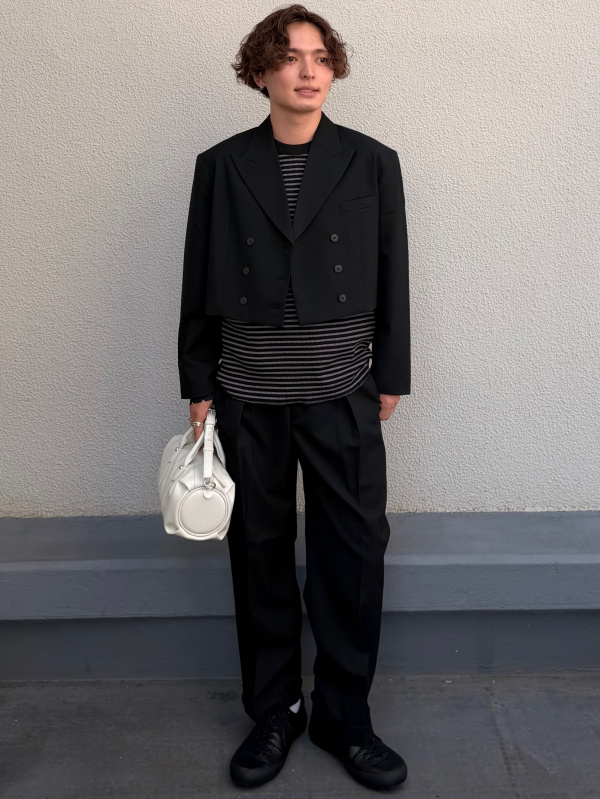 An outfit using Cropped Jacket | MN and Faux Leather Sneakers | MN