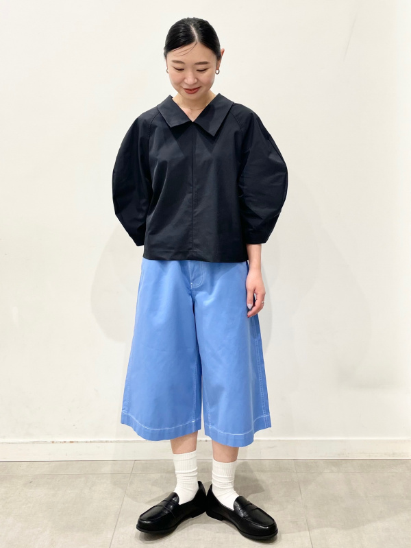 gu出品 Pleated Wide Pants/MN、Round Narrow Belt/PF」的穿搭靈感｜GU