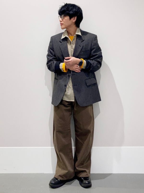 An outfit using Oversized Tailored Jacket | Patterned | MN and
