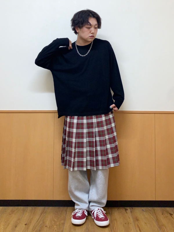 Cotton Crew Neck T-Shirt、Fine Gauge Knit Crew Neck Sweater/MN」的