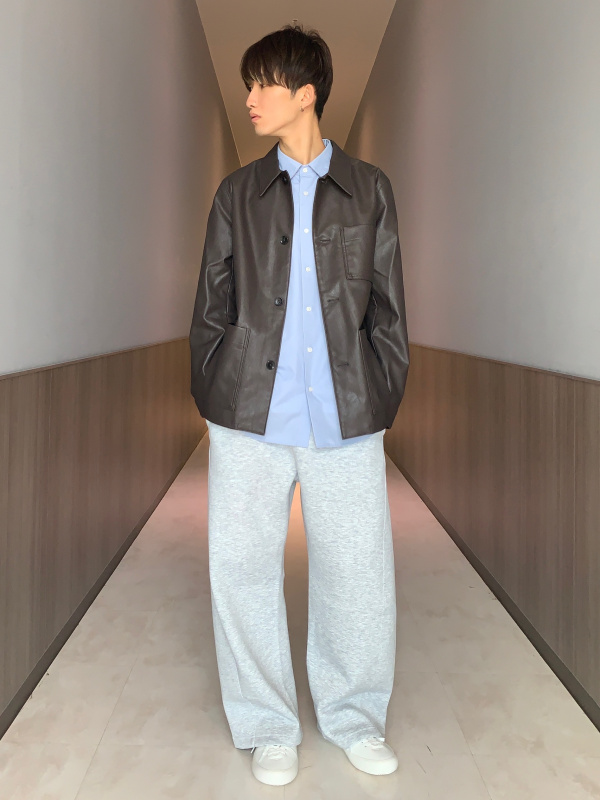 Washable Knitted Polo Shirt/Halfslv、Faux Leather Sneakers/MN」的